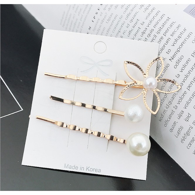 Kẹp tóc nơ nhân tạo nhiều mẫu sành điệu - Zinti PK06