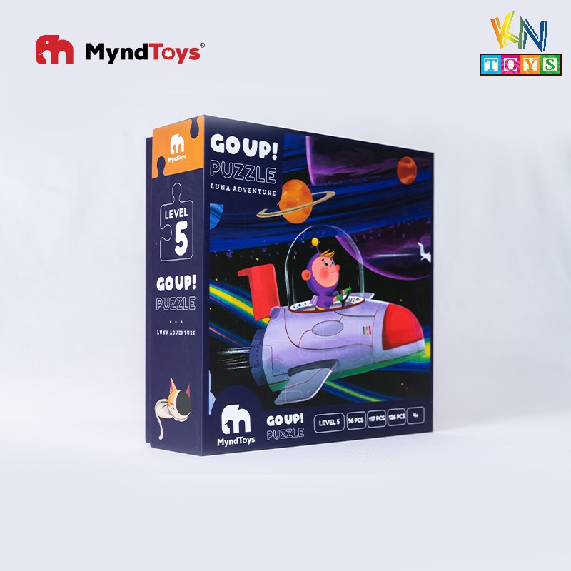 Đồ Chơi Xếp Hình MyndToys - GO UP! Puzzle – Level 5 – Luna Adventure (Cho Bé Từ 4 Tuổi)