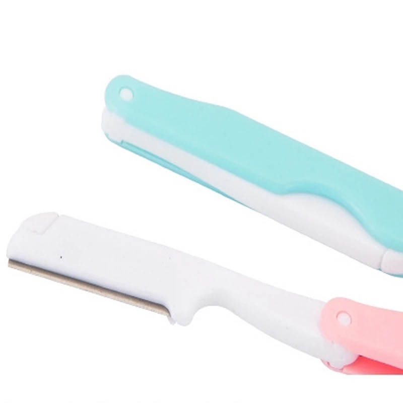 1 Dao Cạo Chân Mày Có Thể Gập Lại Bằng Thép Không Gỉ Chất Lượng Cao