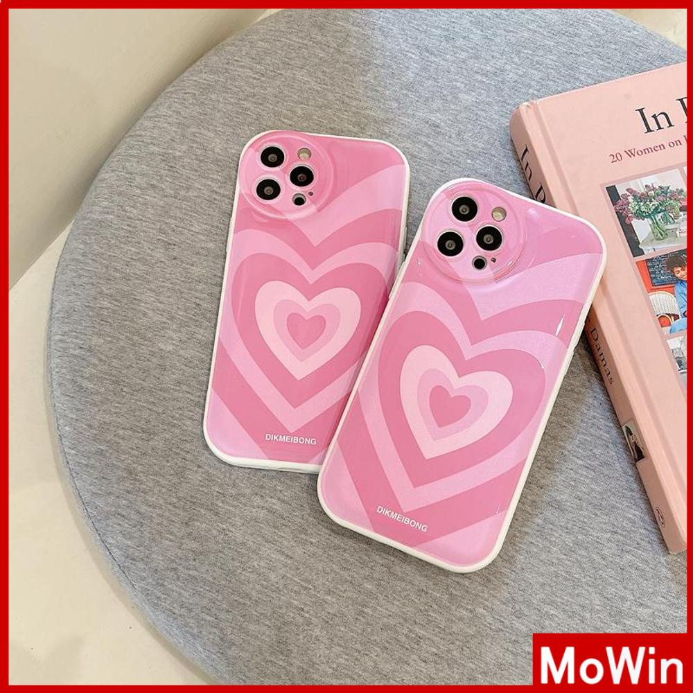 Ốp Điện Thoại Silicon Mềm Chống Sốc Họa Tiết Trái Tim Cho iPhone 11 Pro Max 13 Pro Max 12 Pro Max 7Plus xr XS Max