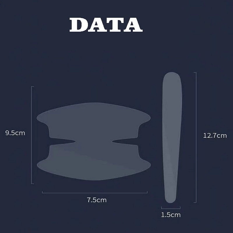 Miếng Dán Chống Trầy Trong Suốt Cho Cửa Xe Hơi Volkswagen Vw Polo Fox Up Golf Gol Voyage Beetle T2 Santana