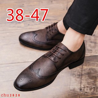 Giày Da Cỡ Lớn Phong Cách Doanh Nhân Thời Trang Cho Nam 45 46 47