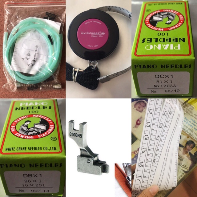Combo 6 món phụ tùng máy may công nghiệp