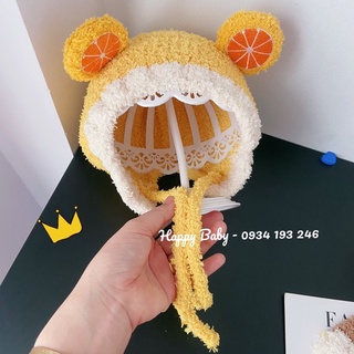 Set 3 món (mũ len, tất, mắt kính) dễ thương cho bé trai, bé gái