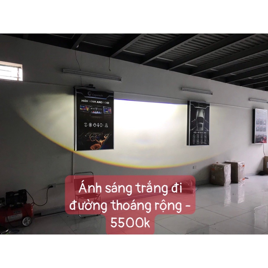 Bi led gầm 3 màu Delta X1 cho ô tô đủ chế độ pha/ cos, bảo hành 2 năm