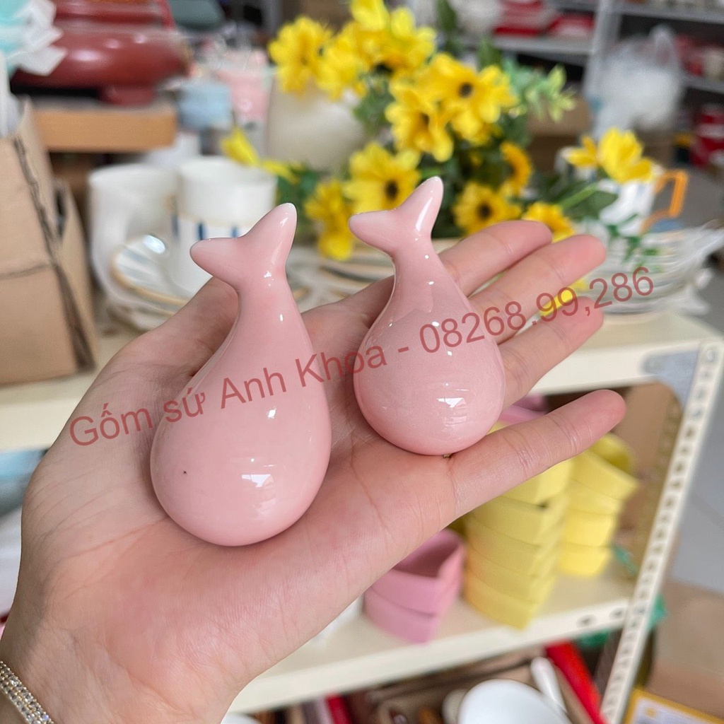Bộ bát đĩa sứ Bộ 14 món mùa hồng,Decor Chén Dĩa Sứ Bát Ăn Cơm trang trí món ăn xinh yêu