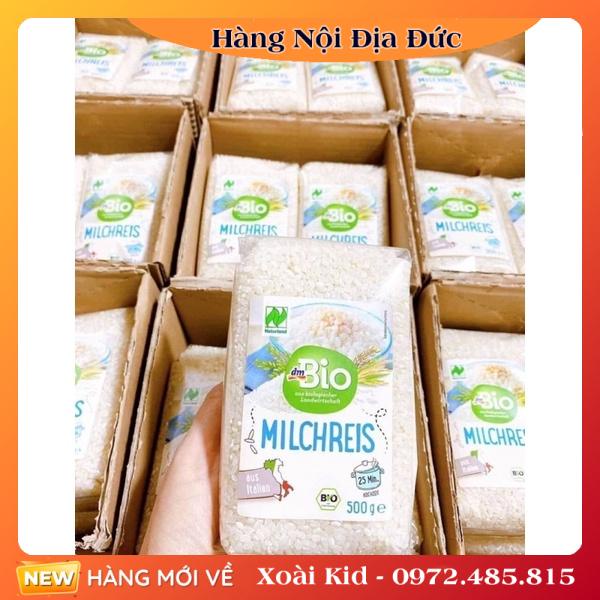 [Hàng nội địa Đức] Gạo sữa hữu cơ nguyên chất DmBio cho bé ăn dặm từ 6 tháng