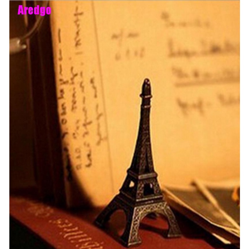 Set 2 mô hình tháp Eiffel 5cm bằng hợp kim phong cách vintage dùng để trang trí