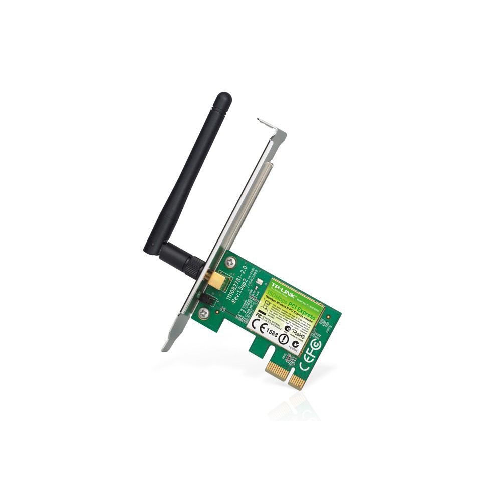 Bộ Thu wifi TP-Link PCI Express Adapter Chuẩn N 150Mbps TL-WN781ND -Hàng chính hãng
