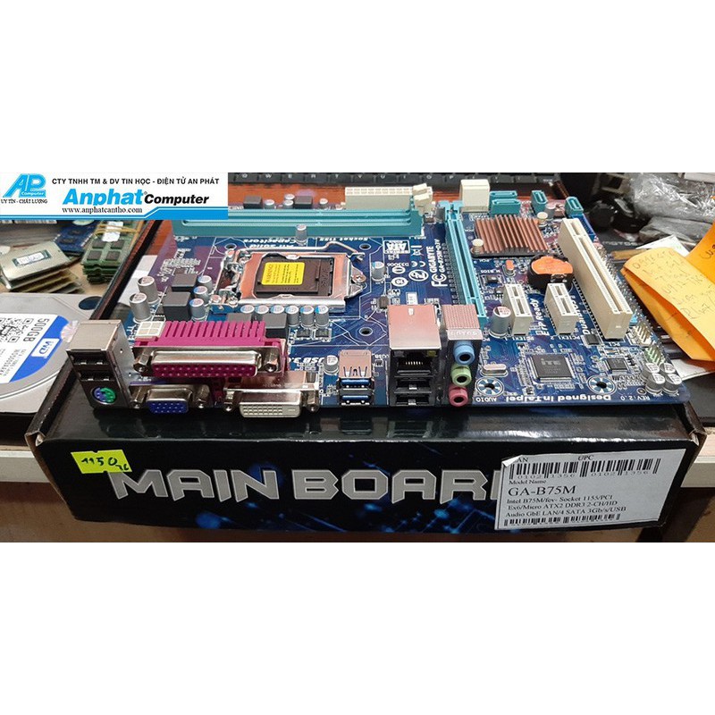 Bo mạch chủ Main Gigabyte B75M-D3V - Hàng công ty  - Bảo hành 36 tháng