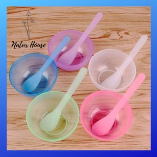 [TOP DỤNG CỤ BÁN CHẠY] Bộ Bát Trộn + Thìa Tiện Ích Đắp Mặt Nạ