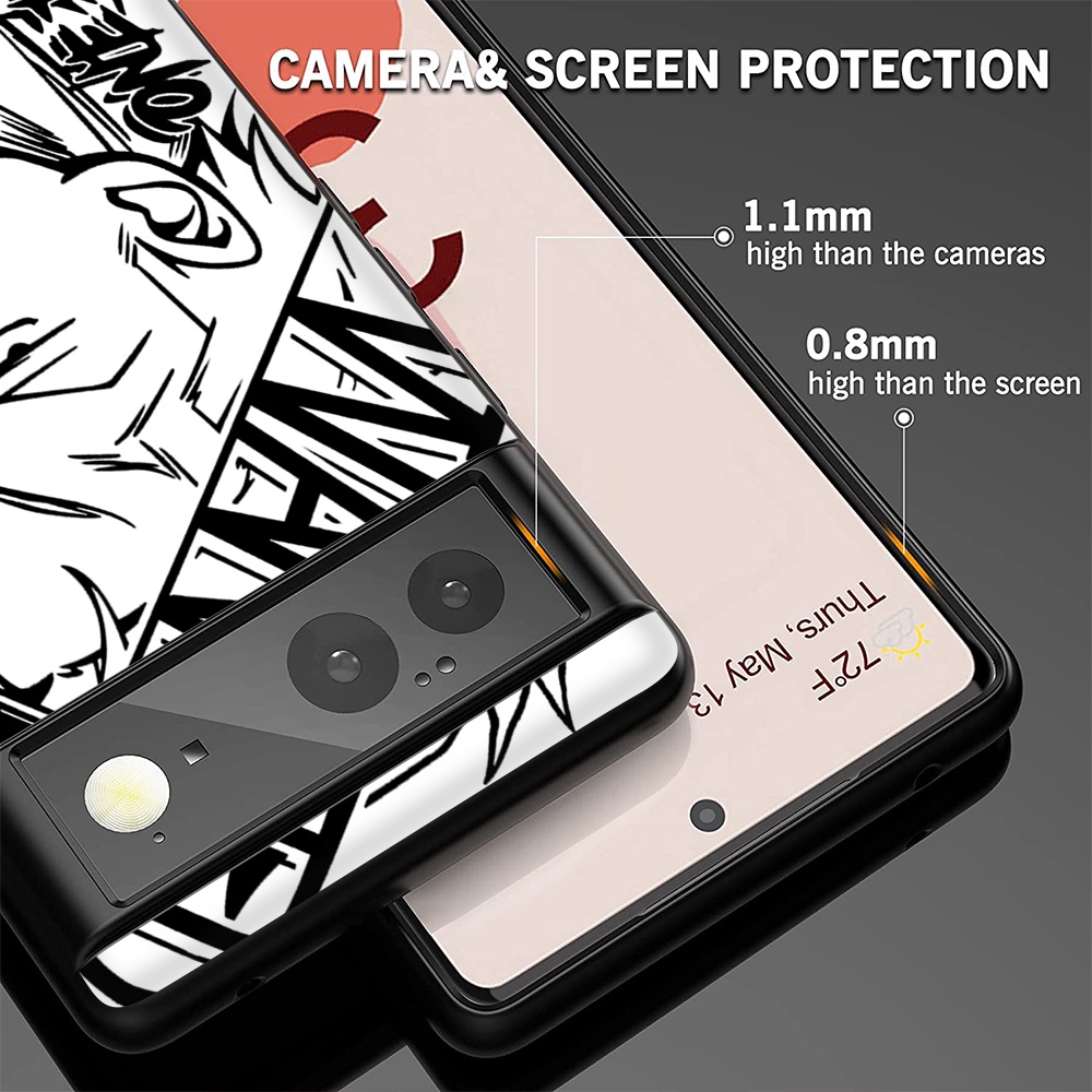Ốp điện thoại chống sốc mềm siêu mỏng in hình One Piece thời trang cho Google Pixel 6 Pro 2 XL 3XL 4a 5 3a XL 3