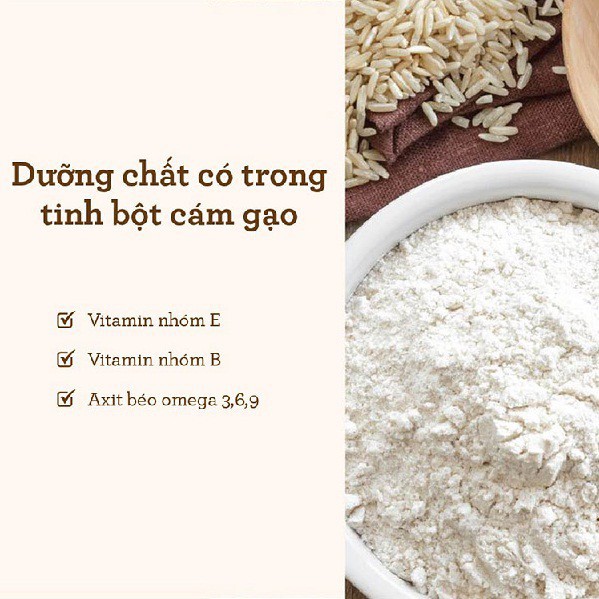 1 Kg Bột cám gạo nguyên chất làm trắng da,tẩy dây chết,giảm mụn vết thâm nám | BigBuy360 - bigbuy360.vn