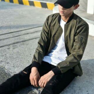 Ao khoác bomber trơn