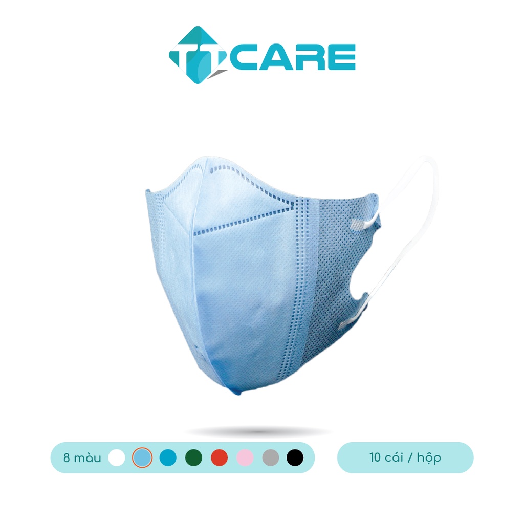 Hộp Khẩu Trang 5D Cao Cấp TTMASK 3 Lớp / 8 Màu / Chính hãng TTCare