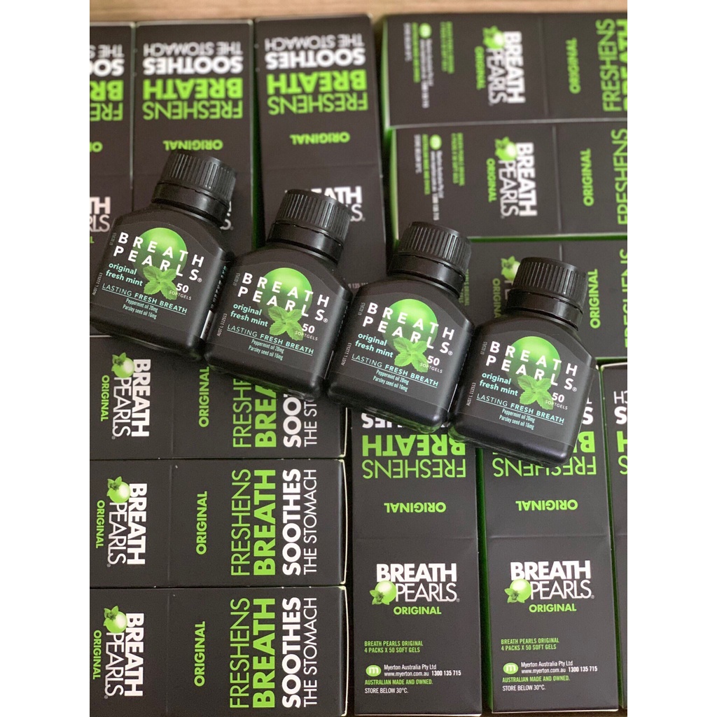 Viên uống thơm miệng Breath Pearls 50 viên