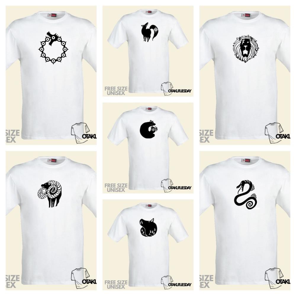 ÁO THUN ANIME- 7 Deadly Sins | Seven Deadly Sins Shirt | UNISEX | Otaku Shirt | Nanatsu no Taizai