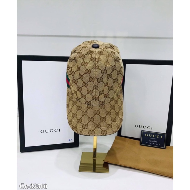 Mũ GG thêu vạch truyền thống full box cao cấp