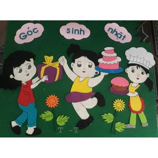 tranh nỉ trang trí góc