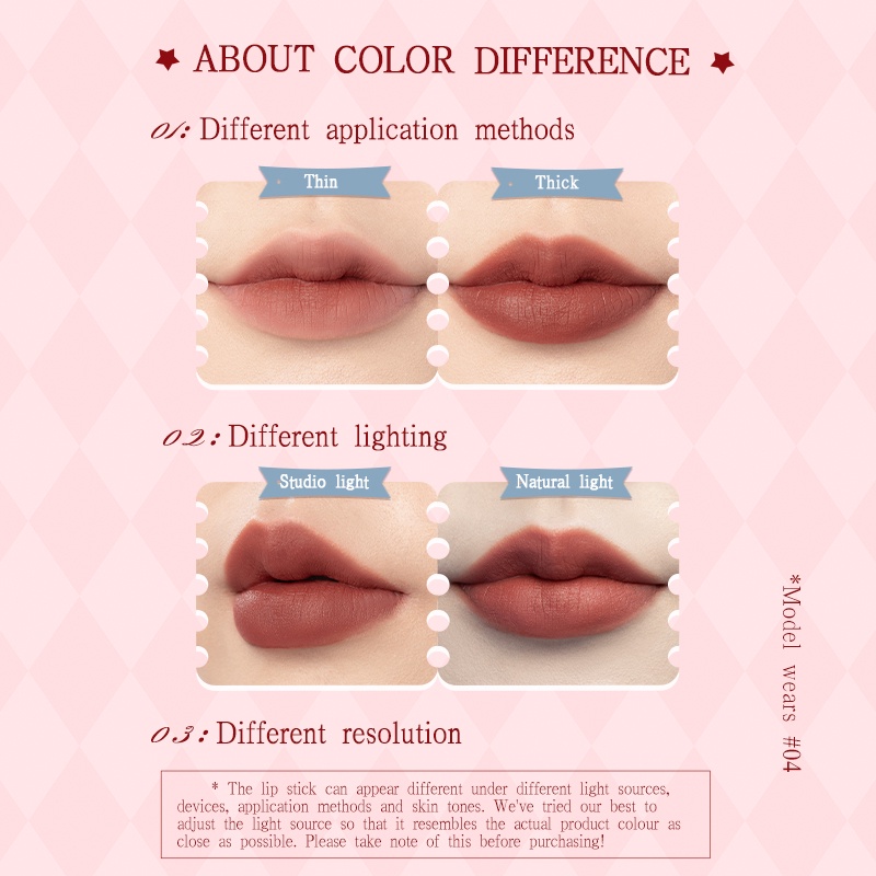 Flower Knows Circus Series Lipstick Matte Lip Mud 12 Colors 3.5g | WebRaoVat - webraovat.net.vn