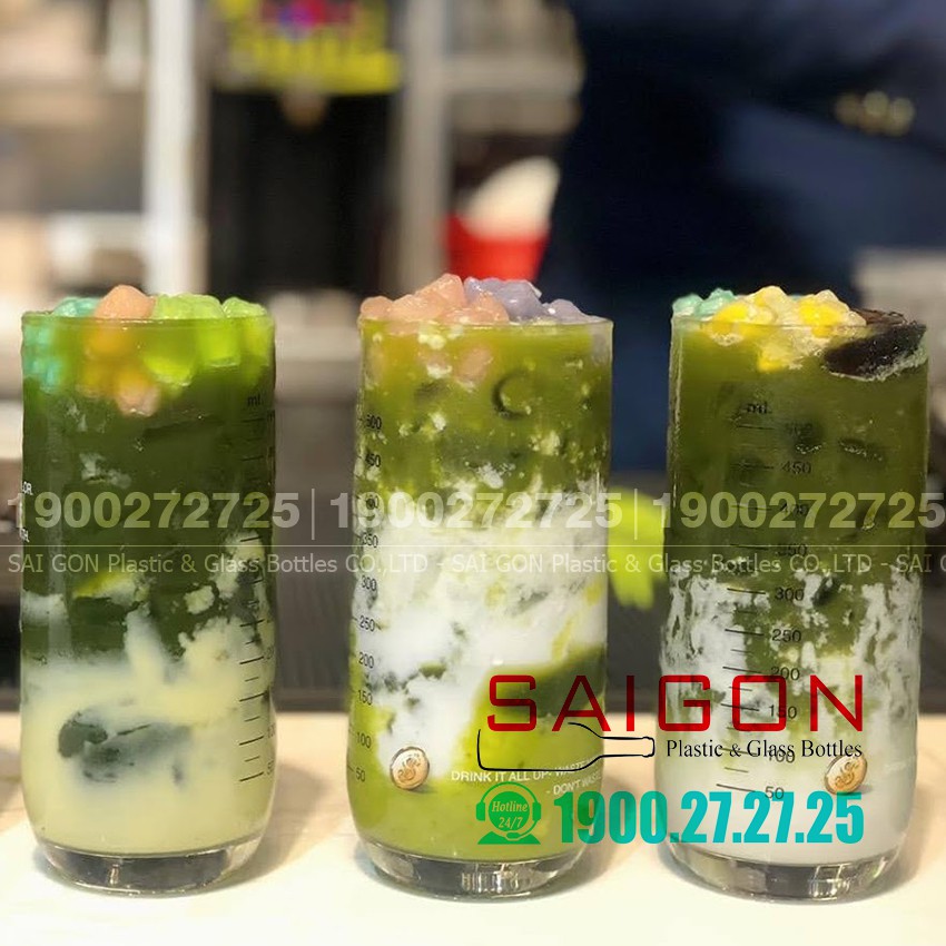 Ly Thủy Tinh Ocean Chia Vạch Top Drink 625 ml | OCEB.00322 , Nhập khẩu Thái Lan