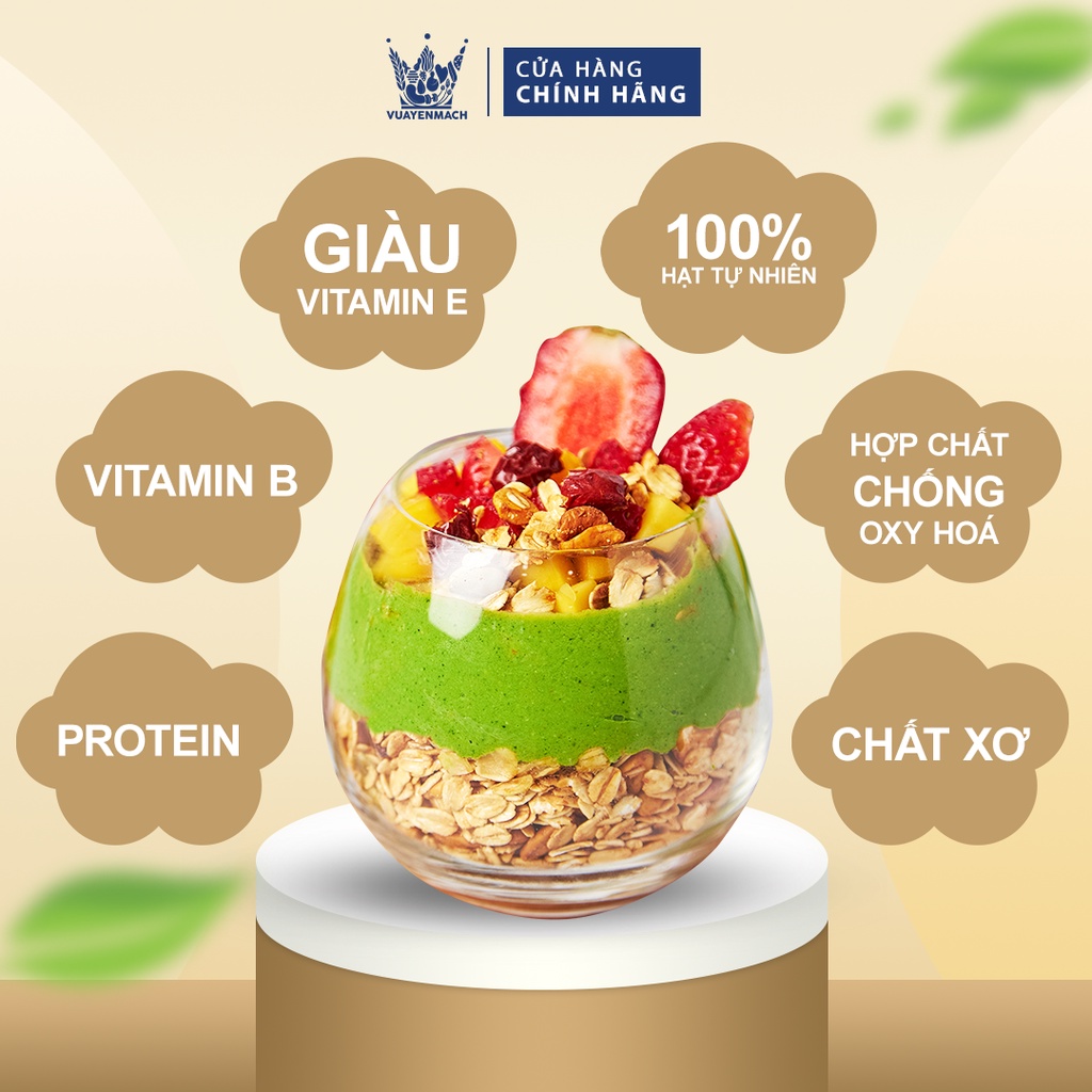 [SET 10 HỘP] Ngũ cốc Granola VUA YẾN MẠCH ăn kiêng healthy siêu hạt không đường 150gr