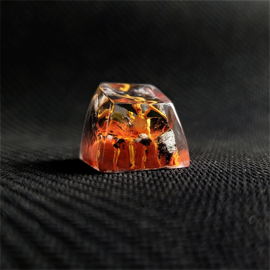 Nút bàn phím cơ - Keycap Pokemon Charizard - Keycap artisan
