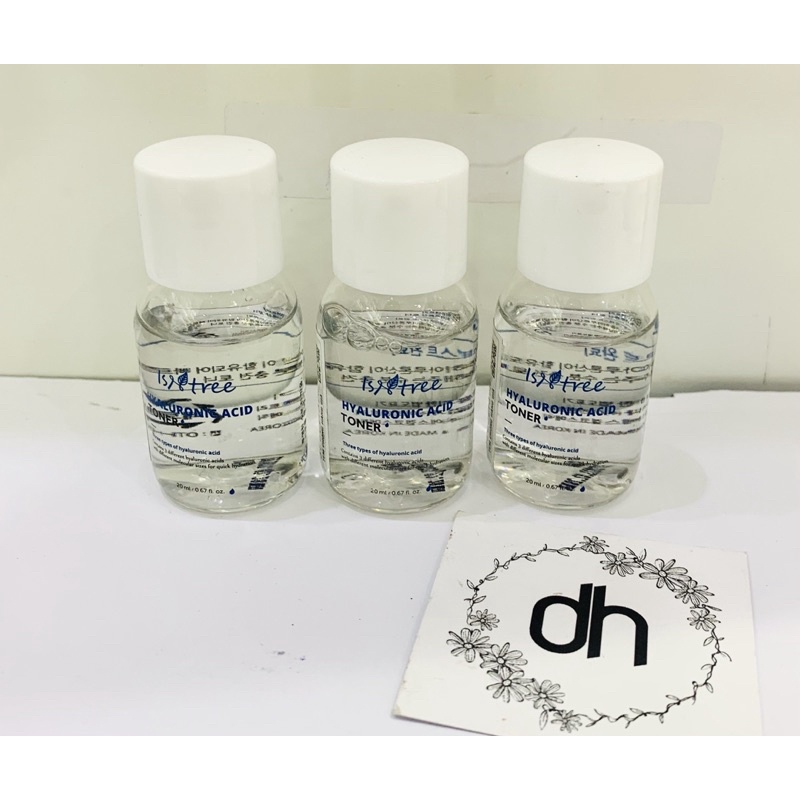 ( MINISIZE HÃNG 20ml) Toner dưỡng ẩm ISNTREE HYALURONIC ACID TONER