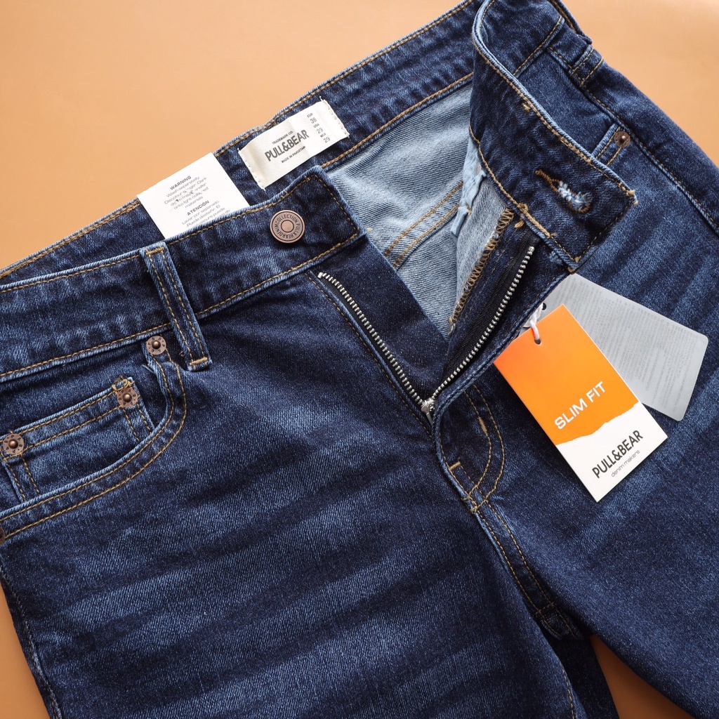 Quần short jeans nam P&B Jean ngắn trơn, co giãn Quần đùi LOZANO đen, xanh dày dặn, mát, dễ phối