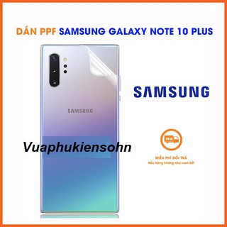 PPF chống vân tay mặt lưng Samsung Galaxy Note 10 plus