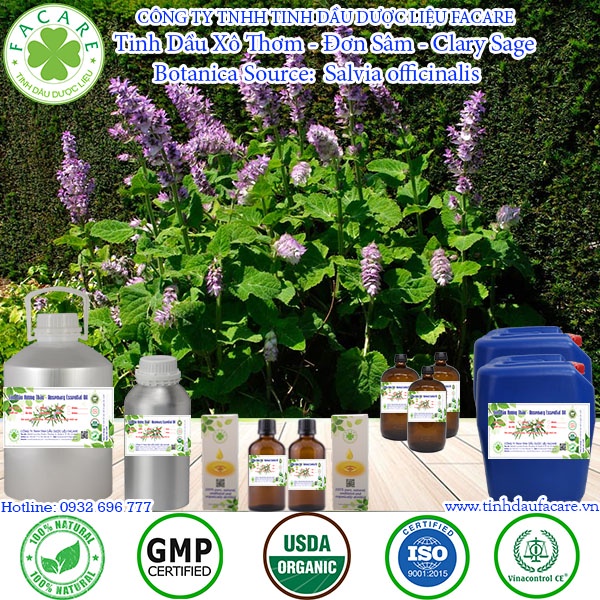 Tinh dầu Đơn Sâm  Clary Sage essential oil - 10ml