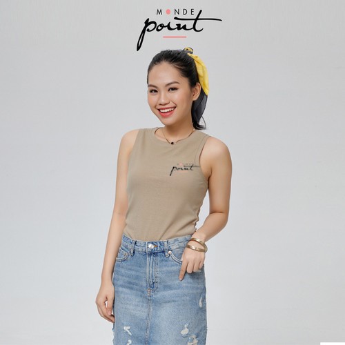 Áo T-Shirt nữ Monde Point MPWA06104000 màu cà phê