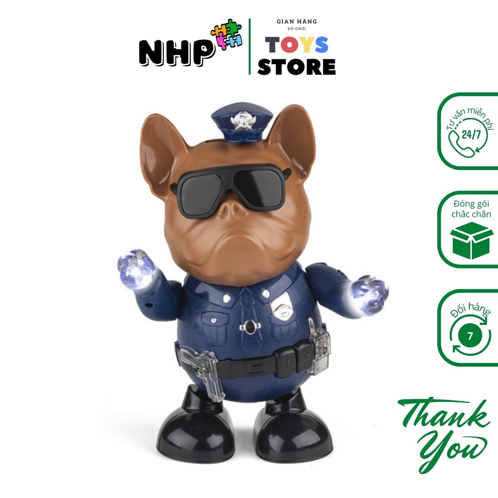 Đồ chơi trẻ em robot nhảy múa, đồ chơi siêu nhân người máy nhảy múa cho bé trai, bé gái NHP