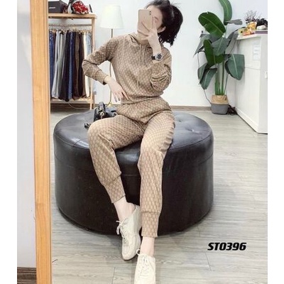 Sét bộ mũ GGGGG bo gấu nhiều màu