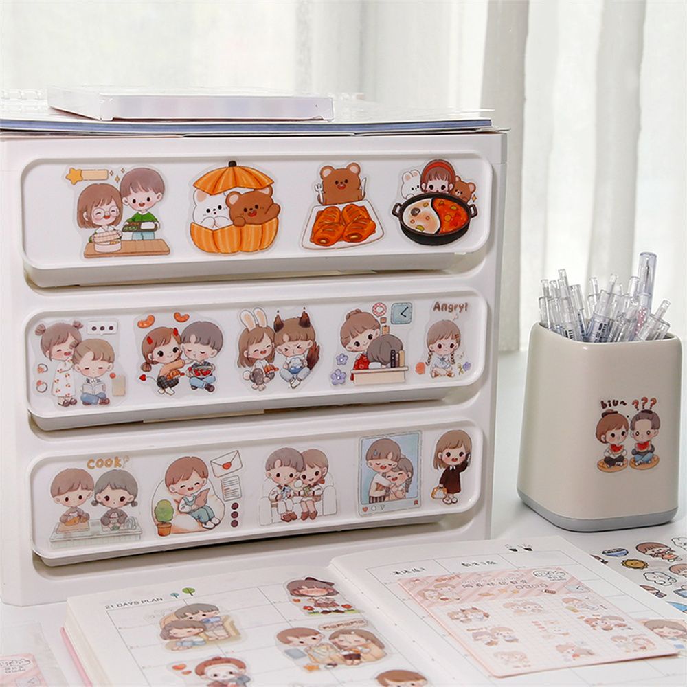 Miếng Dán Trang Trí Laptop/ Sổ Tay/ Sổ Tay Hình Bình Nước Dễ Thương Chống Thấm Nước Cho Nam Và Nữ