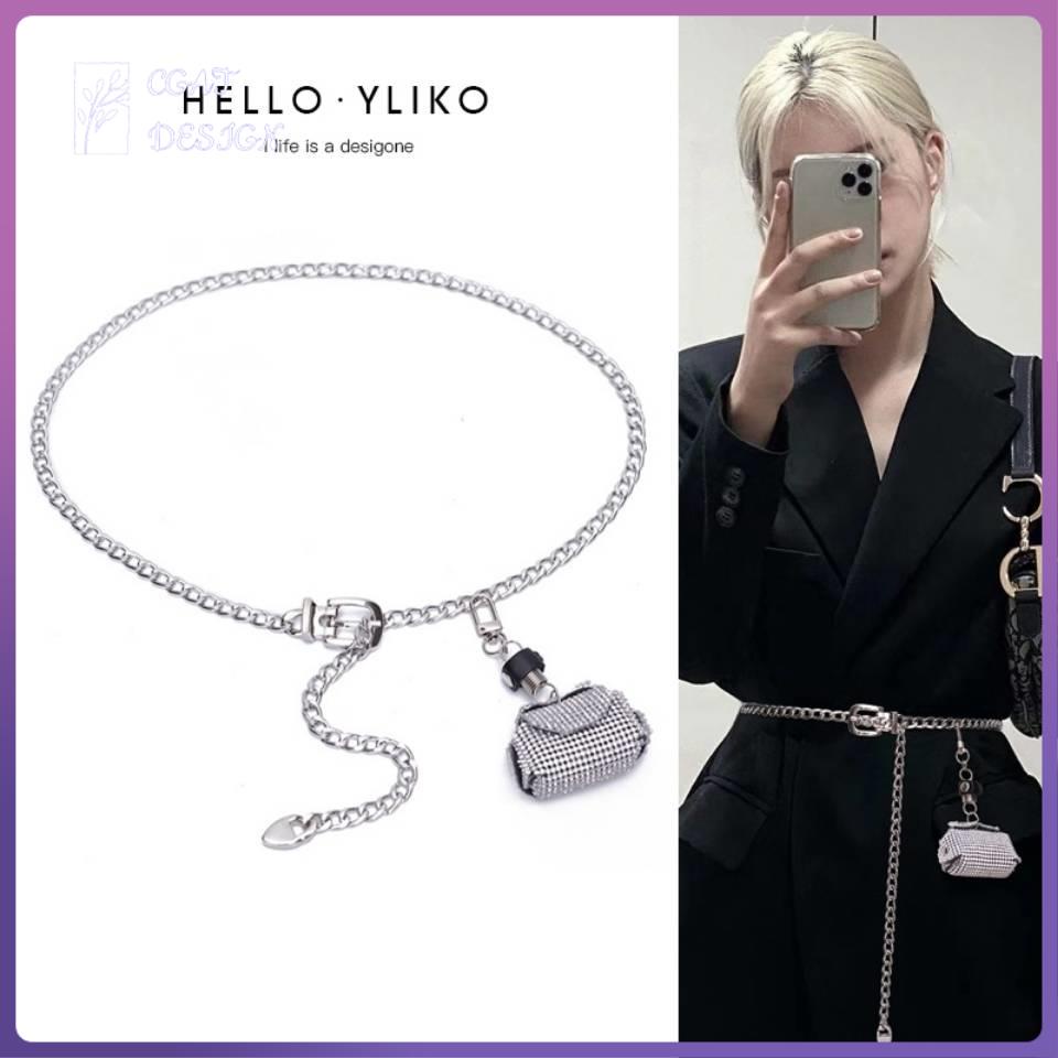Dây thắt lưng nữ Dây Xích Đeo Eo Mini Dùng Trang Trí Cho Mùa Hè