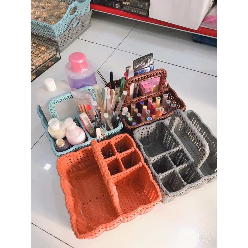 Giỏ đựng đồ nail 6 ngăn