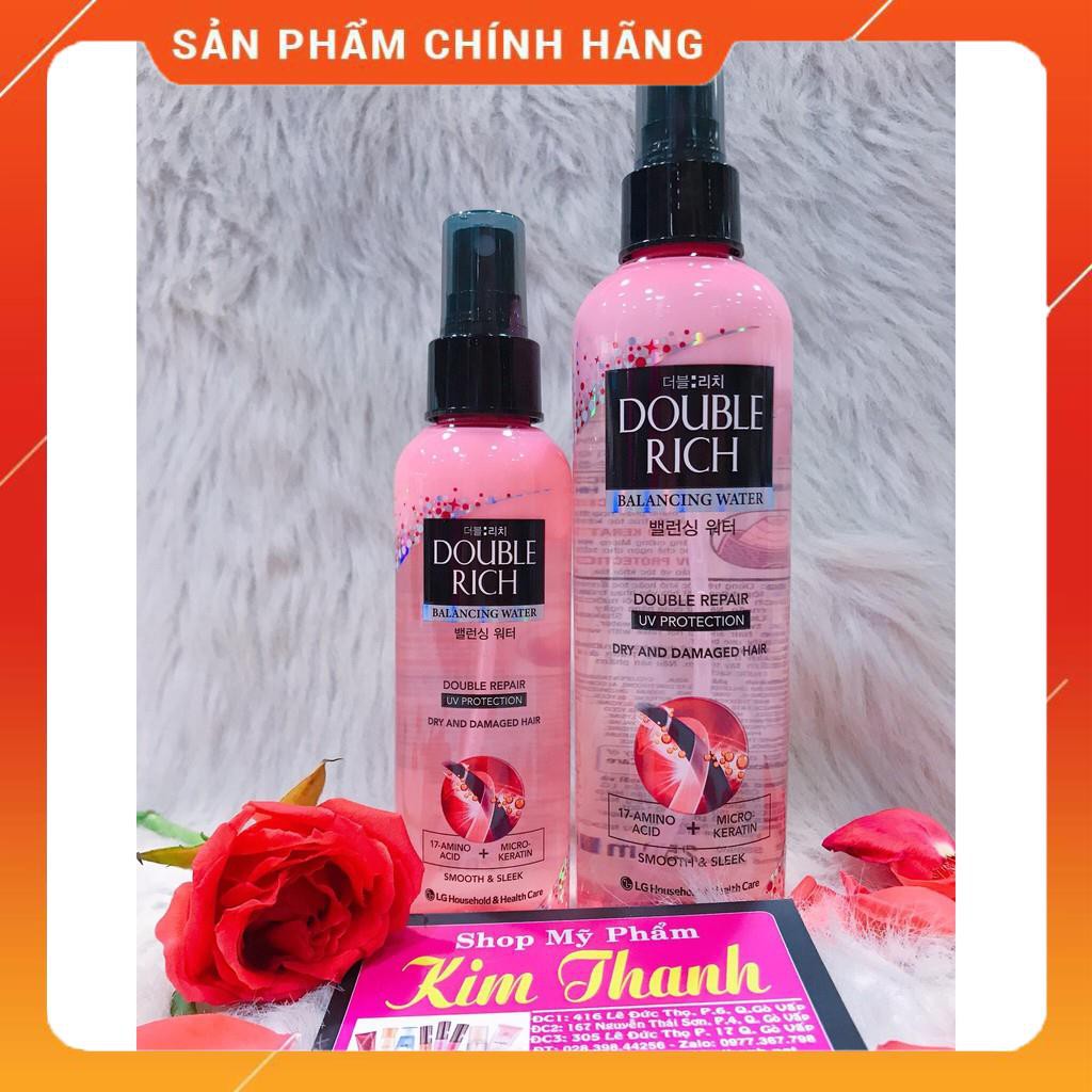 Double Rich Xịt dưỡng tóc chăm sóc tóc hư tổn ( hồng ) 250ml hương nước hoa