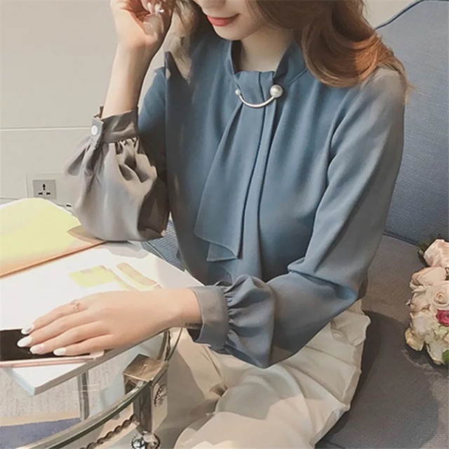 Áo sơ mi von cách điệu