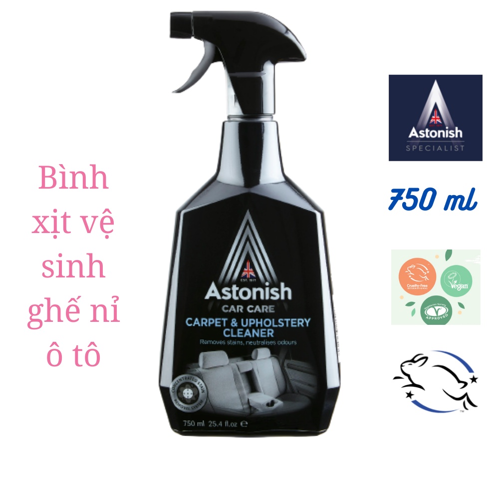 Bình xịt vệ sinh ghế xe bọc vải nỉ Astonish C1526