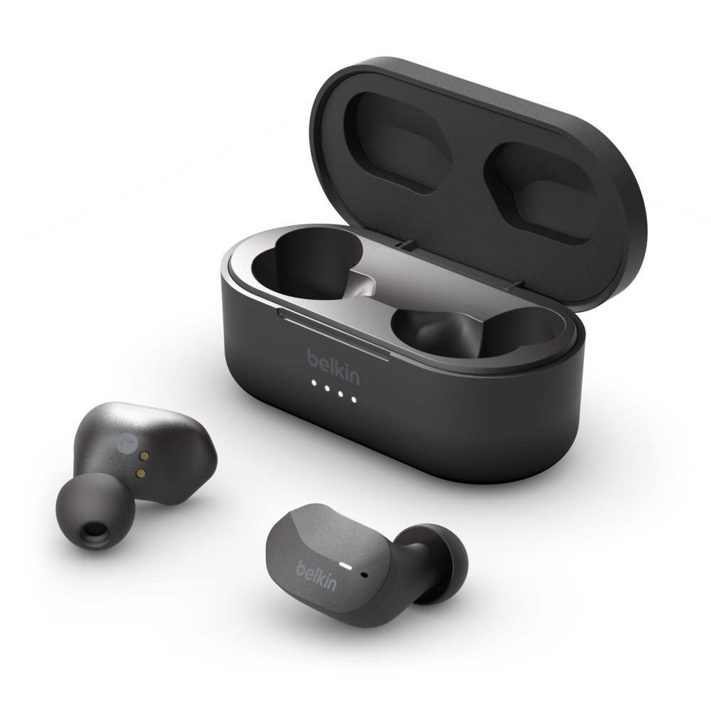 Tai nghe True Wireless SOUNDFORM™ Belkin Đen - Hàng Chính hãng - Bảo Hành 2 năm đổi mới - AUC001bt