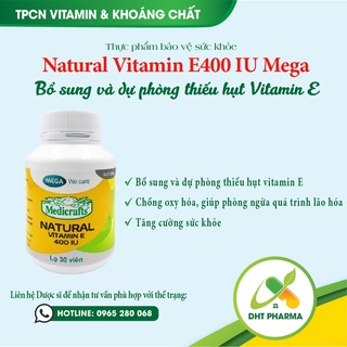 Natural vitamin e400 iu mega