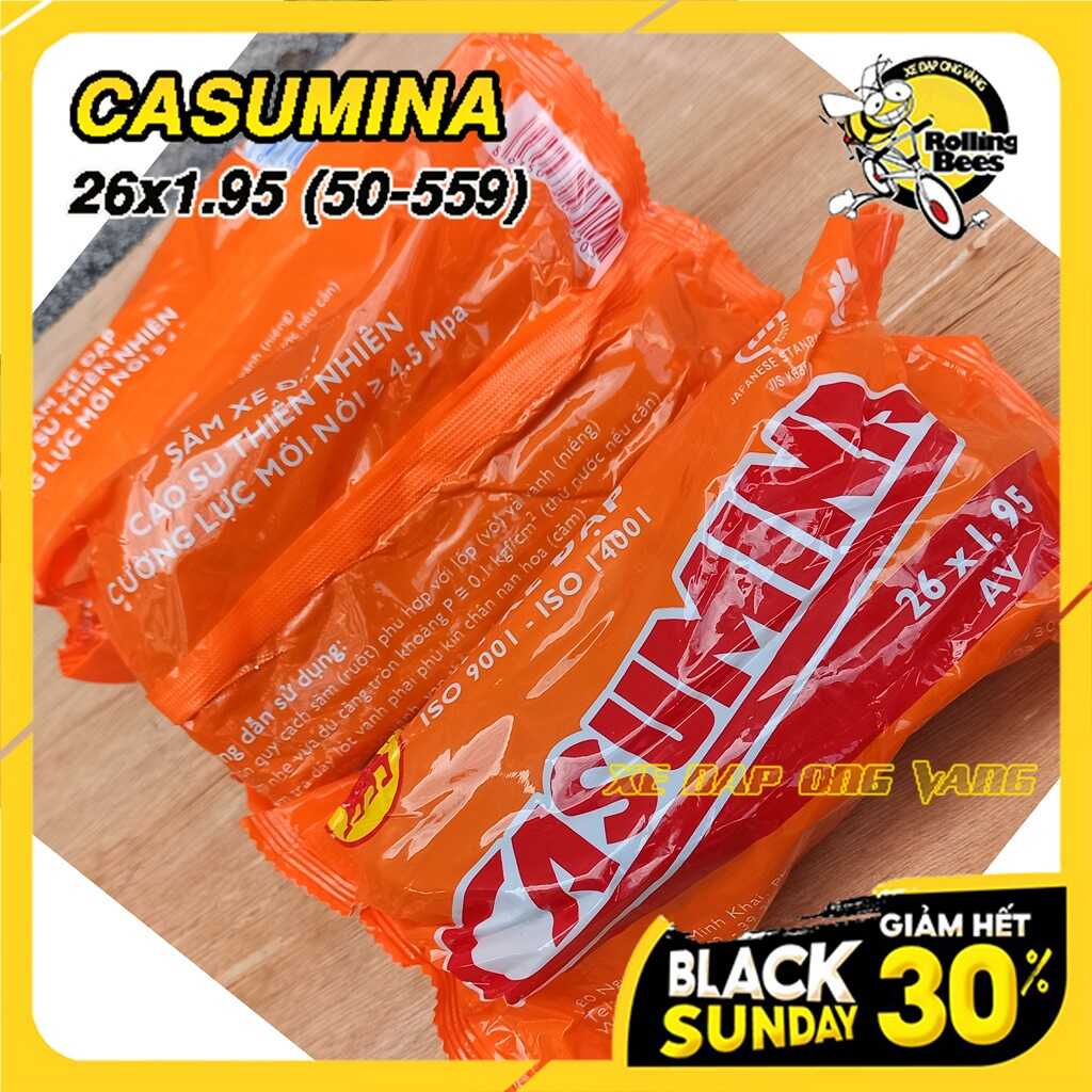 Vỏ Lốp, Săm Ruột Địa Hình Casumina 26x1.95  Chính Hãng, Giá rẻ