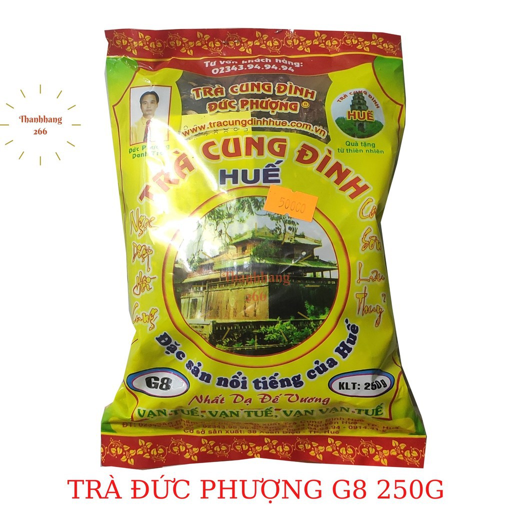 🏆Trà Cung Đình Huế🏆 G8 Đức Phượng Gói 250gr Đặc Sản Huế