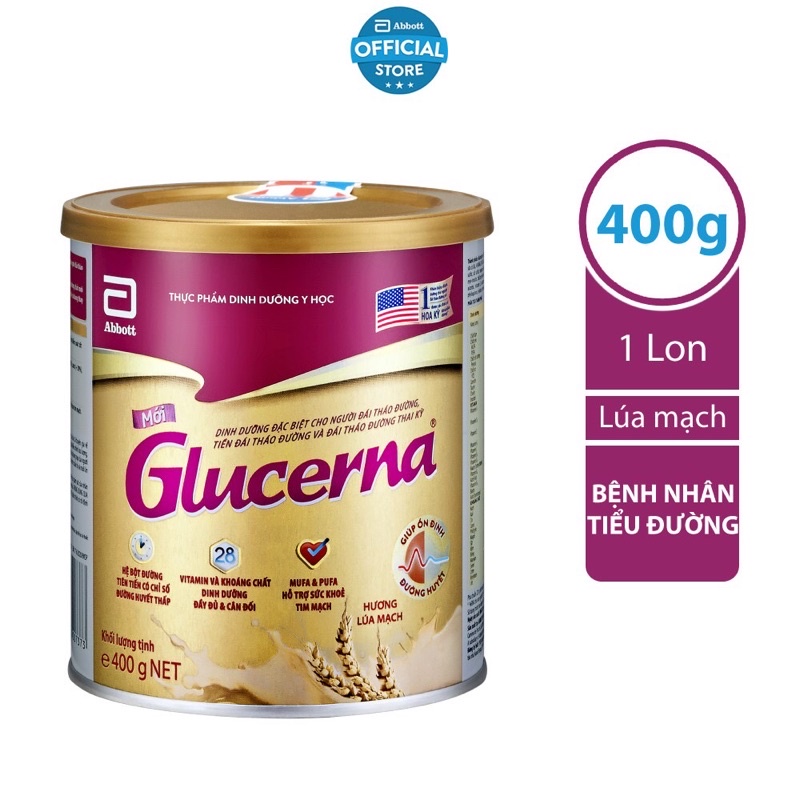 sữa bột tiểu đường glucerna 400g