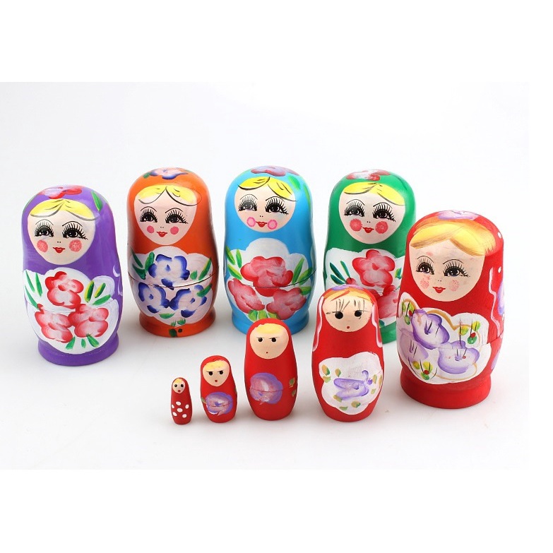 Búp bê Nga_Búp bê Matrioshka bằng gỗ