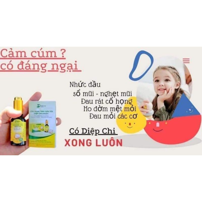 [ Quà: 3 lọ nước muối sinh lý] Tinh Dầu tỏi Diệp Chi