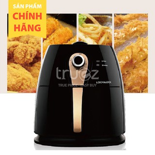 Nồi Chiên Không Dầu Lock&Lock EJF137FU (3L) – Đen | Xuất xứ thương hiệu Hàn Quốc | Bảo hành chính hãng