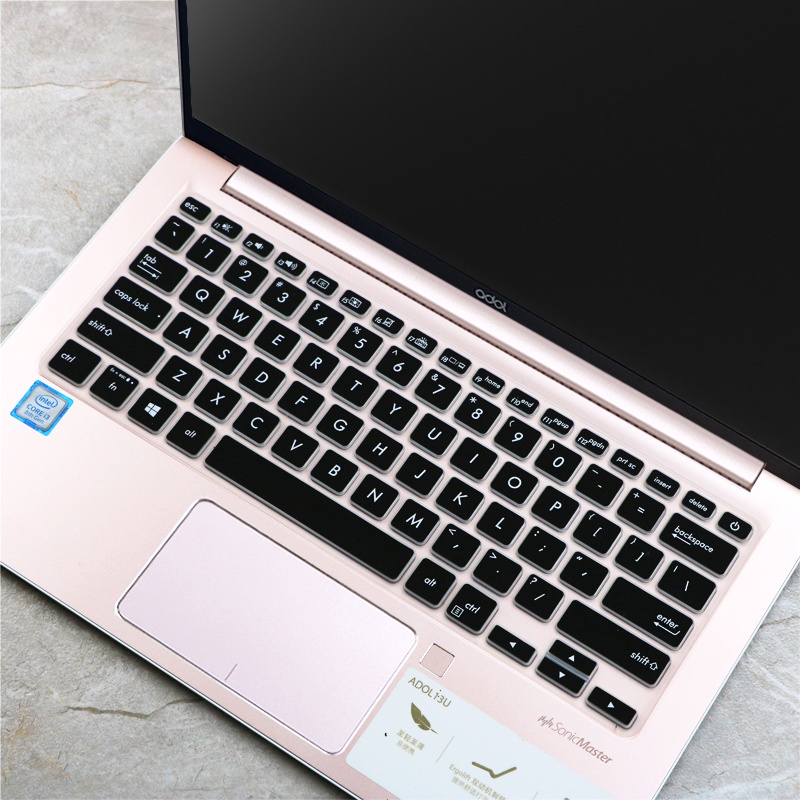 Miếng Dán Bảo Vệ Bàn Phím Bằng Silicon Mềm Siêu Mỏng Chống Thấm Nước Và Bụi Cho Laptop Asus Adol 13u 13.3 Inch Ốp