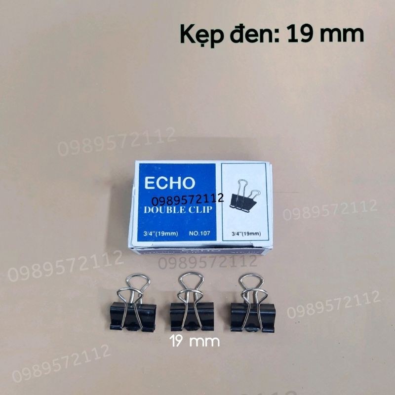 Kẹp bướm,kẹp giấy màu đen các cỡ 15mm-51mm